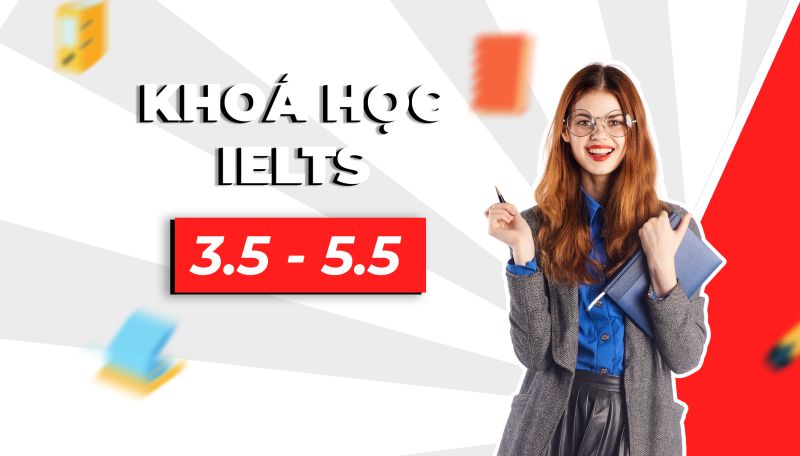 Khoá học Ielts Từ 3.5-5.5